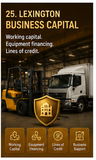Lexington Capital business funding and equipment financing graphic