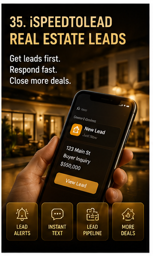iSpeedToLead real estate lead alert and buyer inquiry graphic