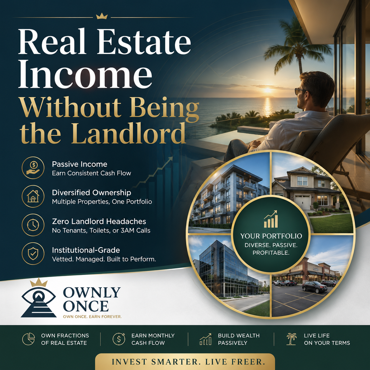 Compound Real Estate Bonds marketplace visual for Real Estate Income Without Being the Landlord