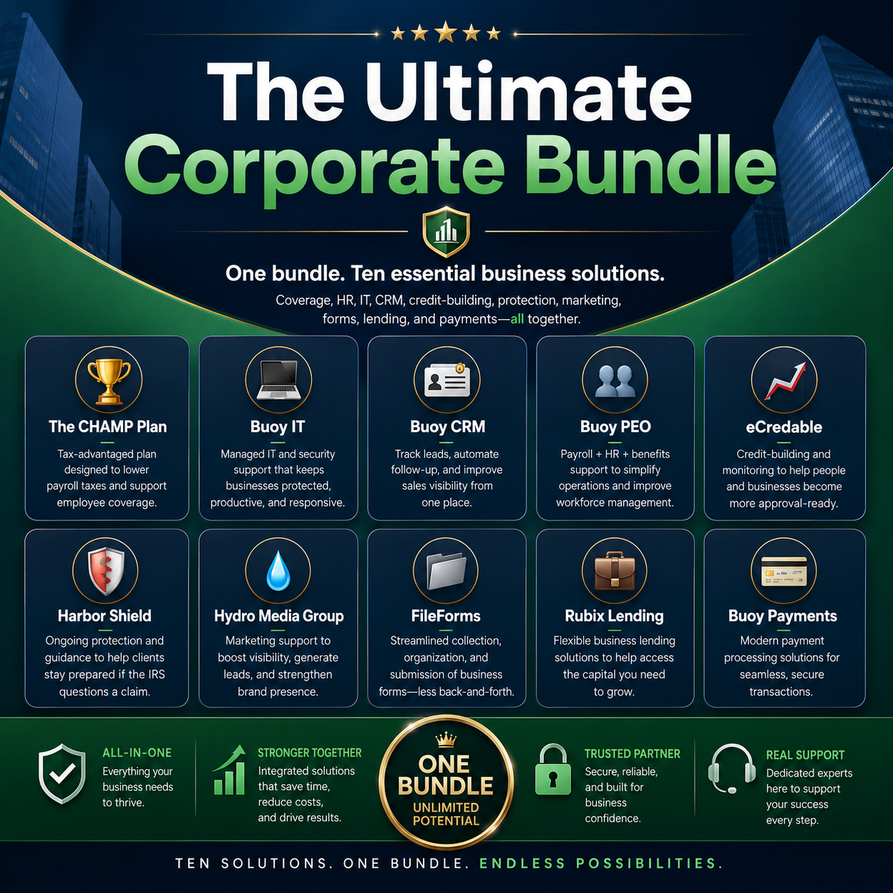 The Corporate Bundle - ten essential business solutions